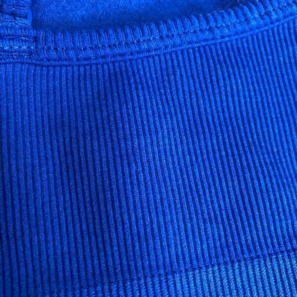 Auden royal blue lace top adjustable strap bralette, size medium - Picture 6 of 8